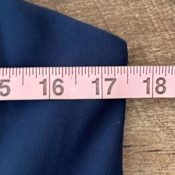 WeWoreWhat Womens Silhouette Ankle Flare One-Piece Athletic Jumpsuit Navy XL - Picture 11 of 13